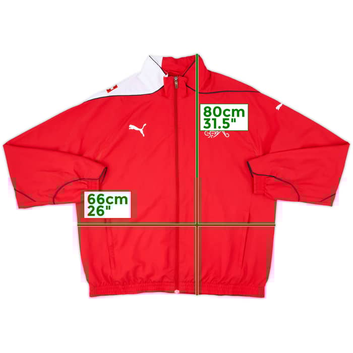 2010-11 Switzerland Puma Track Jacket - 8/10 - (XXL)