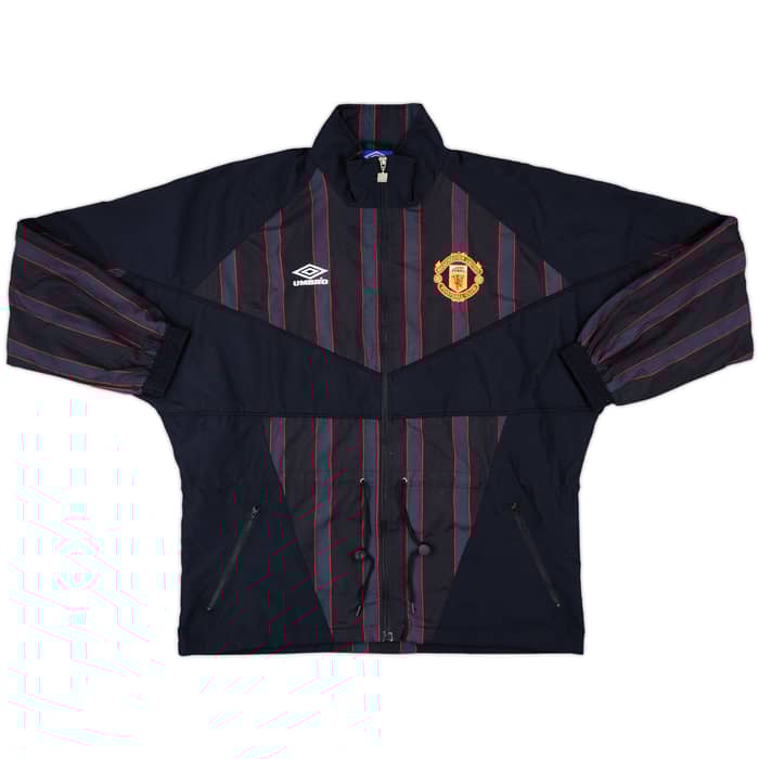 1996-97 Manchester United Umbro Track Jacket - 8/10 - (XL)