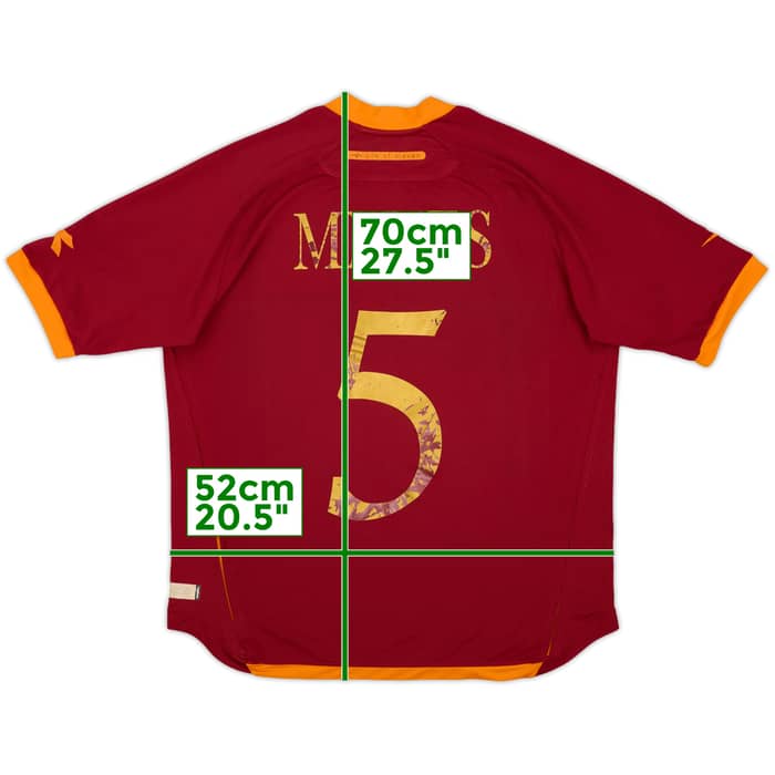 2006-07 Roma Home Shirt Mexes #5 - 4/10 - (L)
