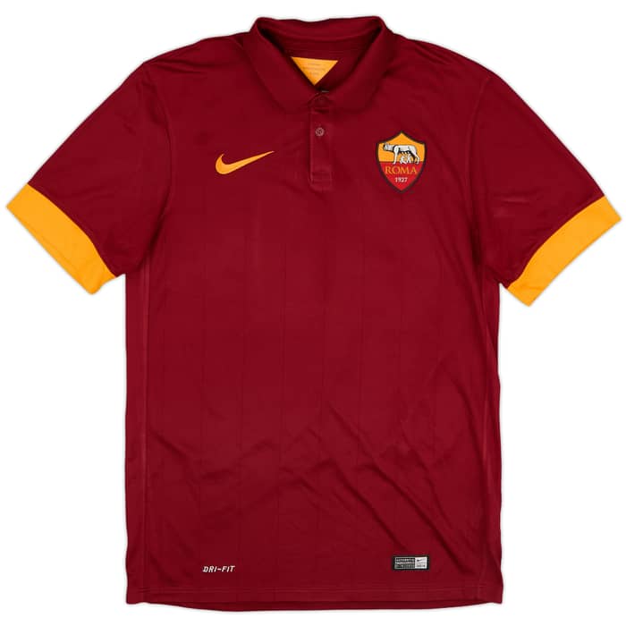 2014-15 Roma Home Shirt De Rossi #16 - 10/10 - (S)