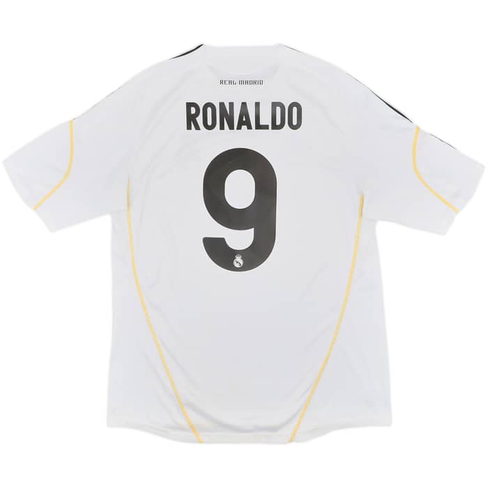 2009-10 Real Madrid Home Shirt Ronaldo #9 - 7/10 - (L)
