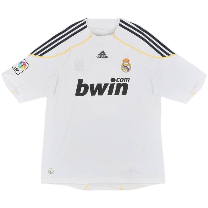 2009-10 Real Madrid Home Shirt Ronaldo #9 - 7/10 - (L)