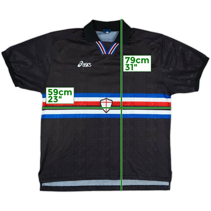 1996-97 Sampdoria Third Shirt #10 (Mancini) - 6/10 - (XL)