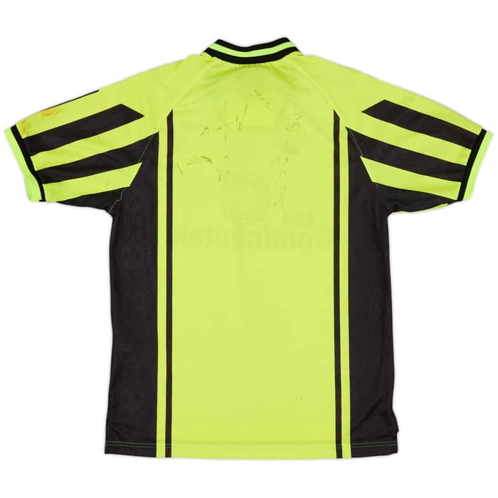 1996-97 Borussia Dortmund Signed Home Shirt - 5/10 - (XL.Boys)