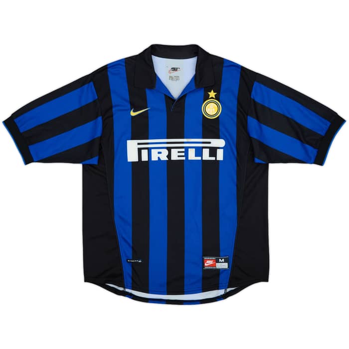 1998-99 Inter Milan Home Shirt Ronaldo #9 - 8/10 - (M)