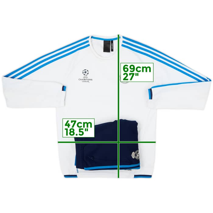 2015-16 Real Madrid adidas CL Tracksuit - 5/10 - (S)