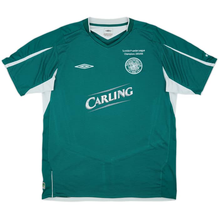 2004-05 Celtic 'Champions' Away Shirt Larsson #7 - 5/10 - (L)