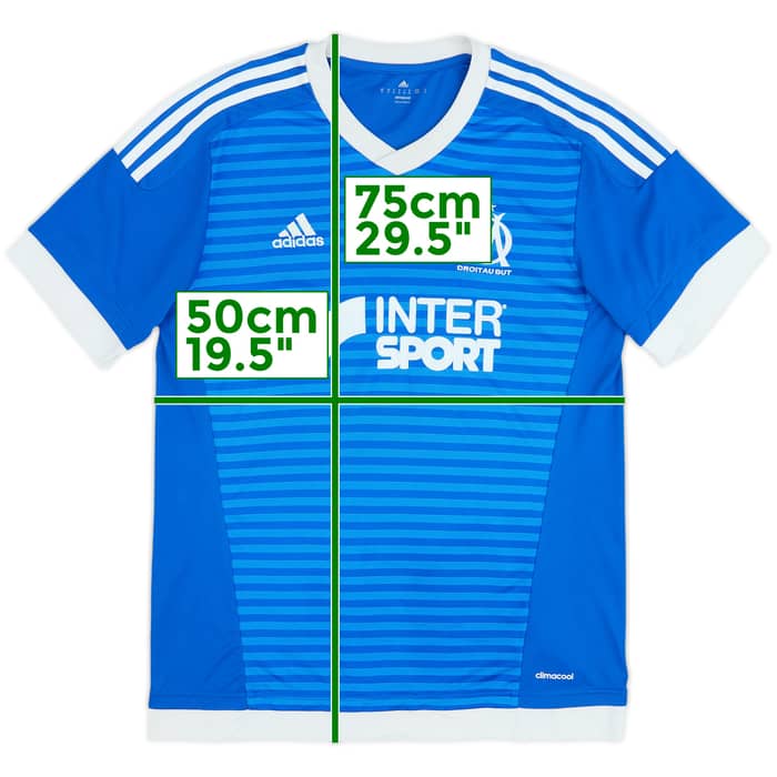 2015-16 Olympique de Marsella Tercera Camiseta - 6/10 - (M)