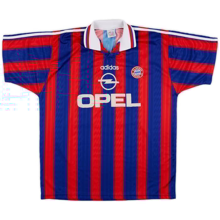 1995-97 Bayern Munich Home Shirt Klinsmann #18 - 7/10 - (XL)