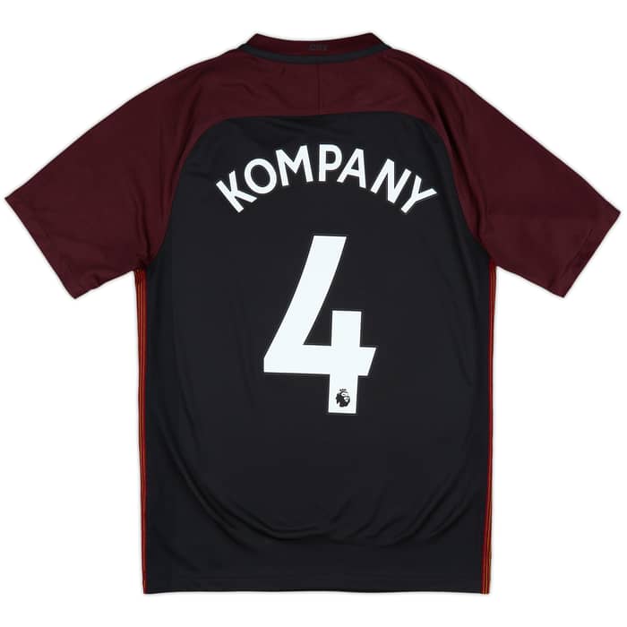2016-17 Manchester City Away Shirt Kompany #4 - 8/10 - (S)