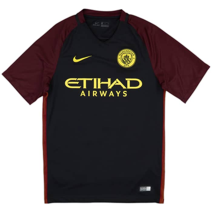 2016-17 Manchester City Away Shirt Kompany #4 - 8/10 - (S)