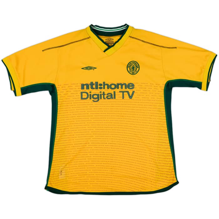 2002-03 Celtic Away Shirt Petrov #19 - 8/10 - (L)