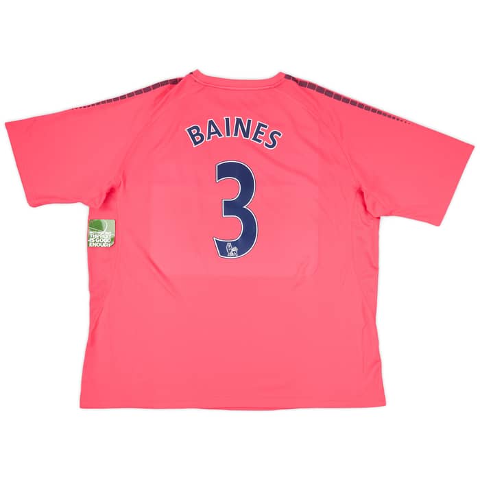 2010-11 Everton Away Shirt Baines #3 (XXL)