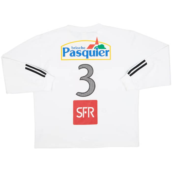 2004-05 Coupe de France Home L/S Shirt #3 - 8/10 - (XL)