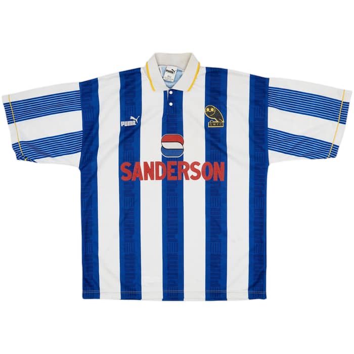 1993-95 Sheffield Wednesday Home Shirt Waddle #8 - 7/10 - (XL)