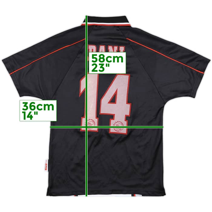 1998-99 Ajax Away Shirt Dani #14 - 7/10 - (XL.Boys)