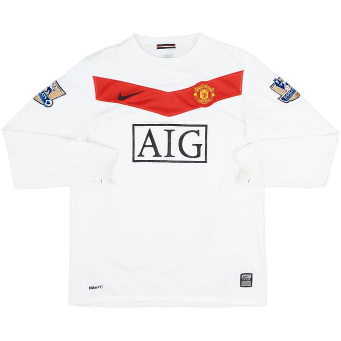 2009-10 Manchester United GK Shirt Van Der Sar #1 - 7/10 - (L.Boys)