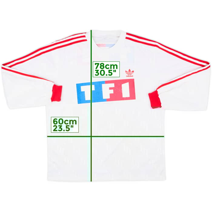 1990s Coupe de France L/S Shirt #9 - 9/10 - (XXL)