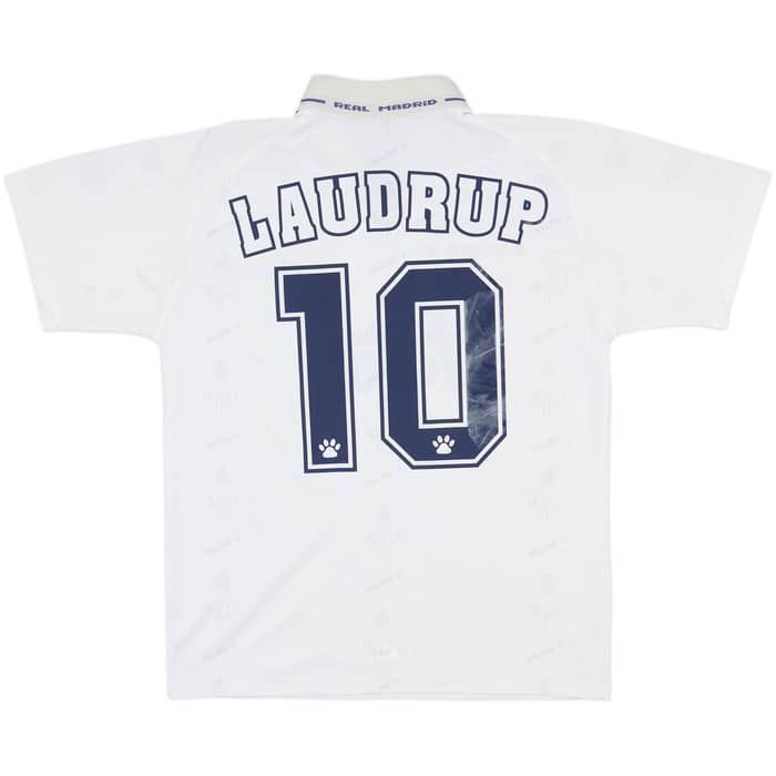 1994-96 Real Madrid Home Shirt Laudrup #10 - 7/10 - (M)