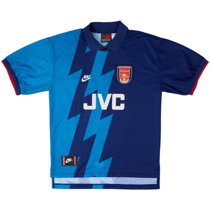 1995-96 Arsenal Away Shirt Bergkamp #10 - 7/10 - (M)