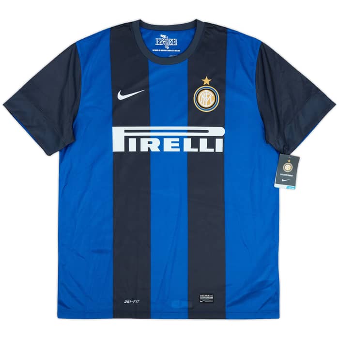 2012-13 Inter Milan Home Shirt Milito #22 (XL)