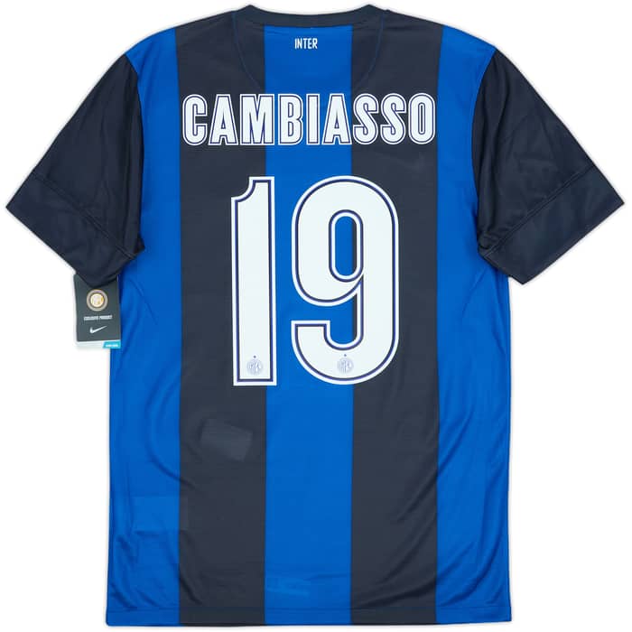 2012-13 Inter Milan Home Shirt Cambiasso #19 (S)