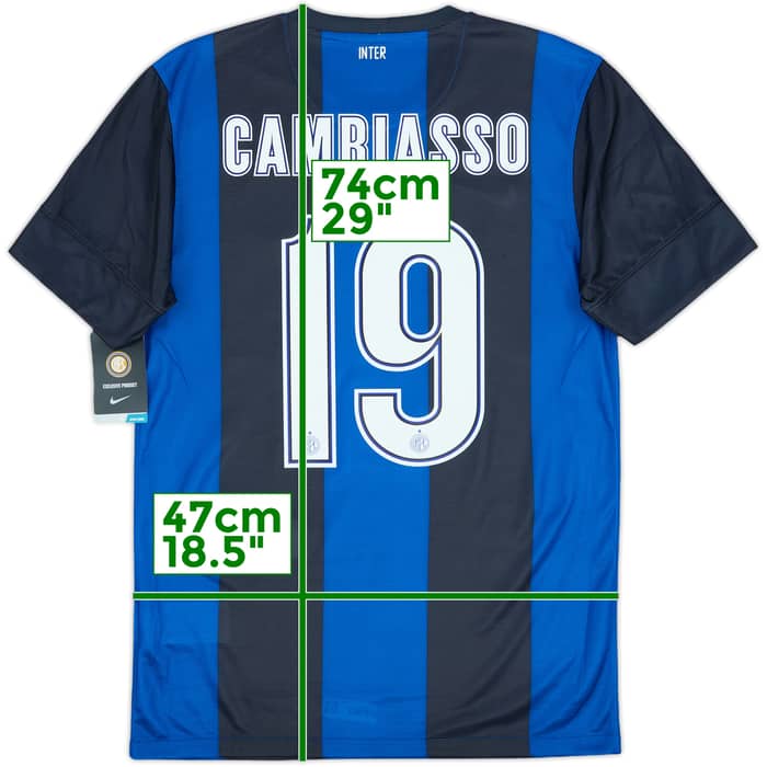2012-13 Inter Milan Home Shirt Cambiasso #19 (S)