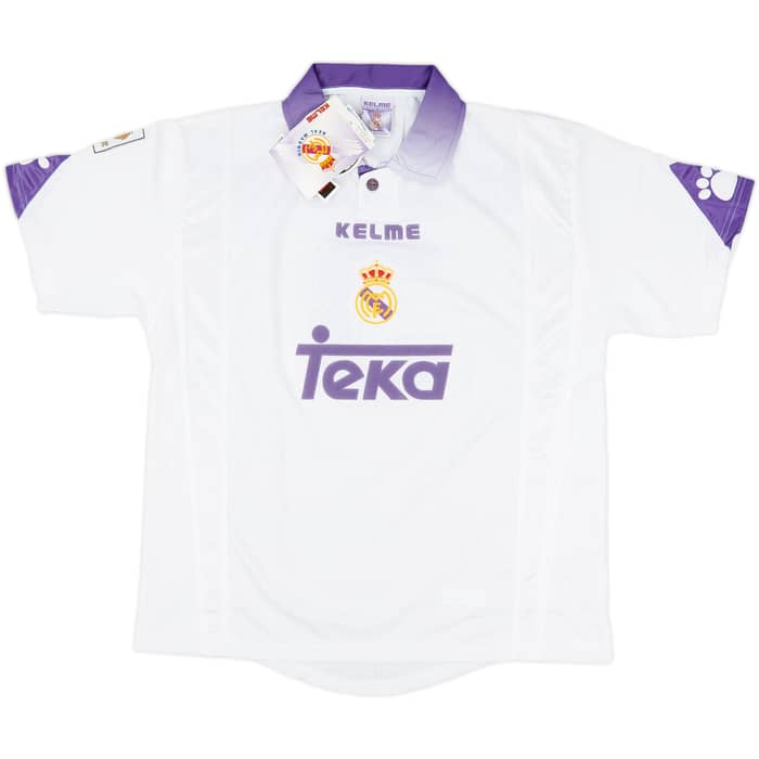 1997-98 Real Madrid Home Shirt Roberto Carlos #3 (L)