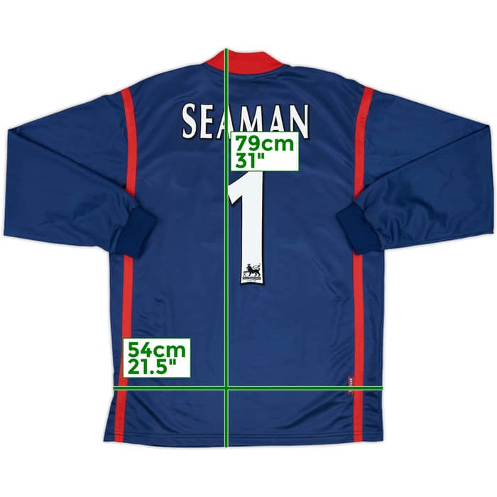 1998-99 Arsenal GK Shirt Seaman #1 (M)