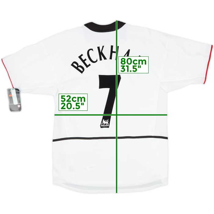 2002-03 Manchester United Away Shirt Beckham #7 (M)