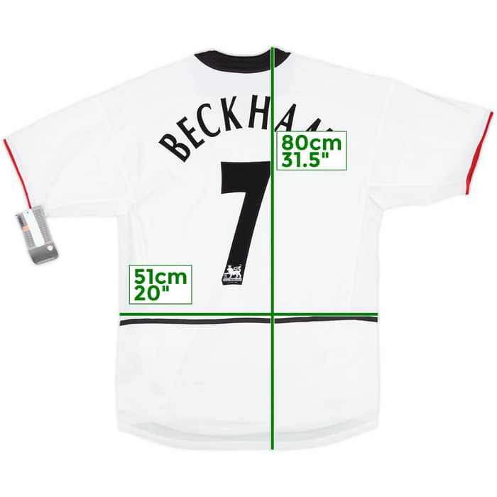 2002-03 Manchester United Away Shirt Beckham #7 (M)