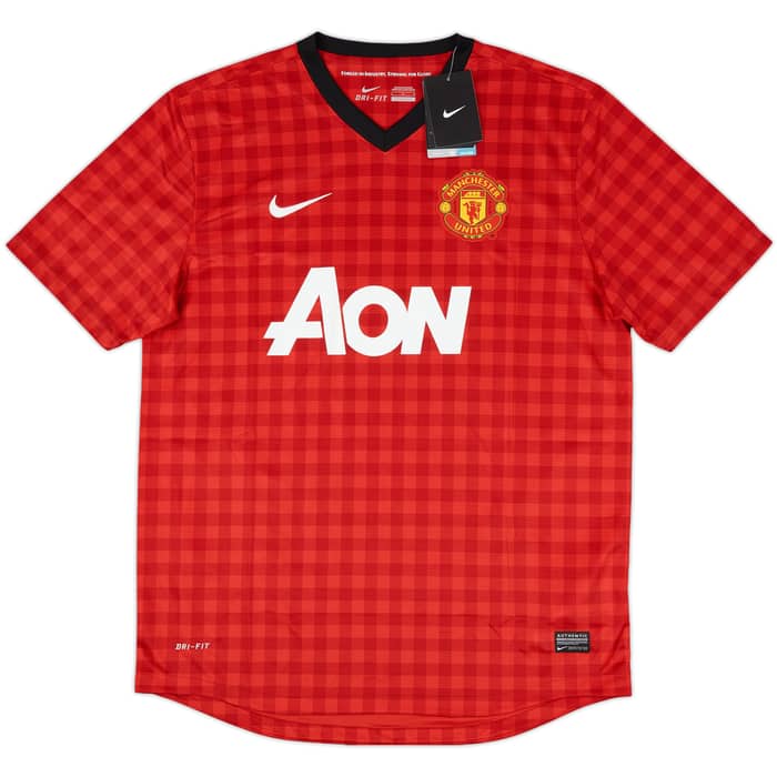2012-13 Manchester United Home Shirt Vidic #15 (L)