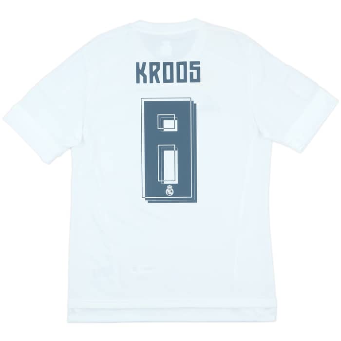 2015-16 Real Madrid Home Shirt Kroos #8 (M)