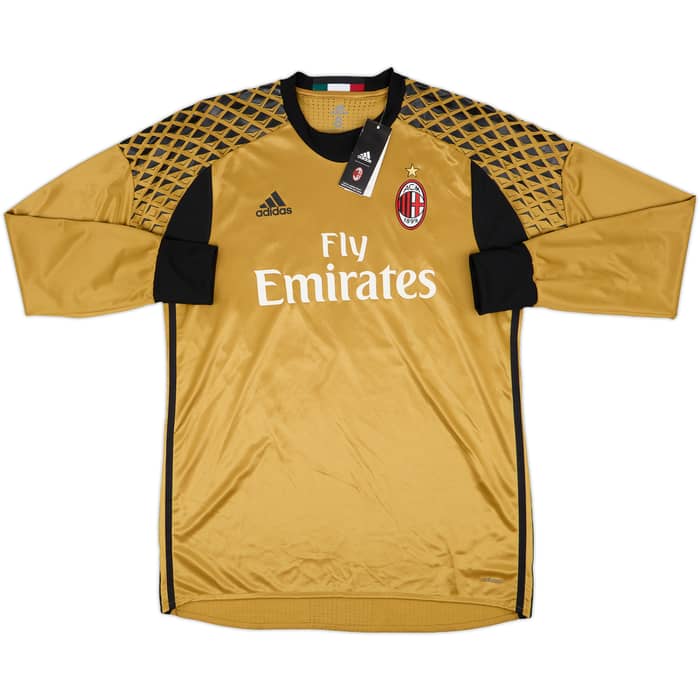 2016-17 AC Milan Player Issue GK Shirt Donnarumma #99 (L)