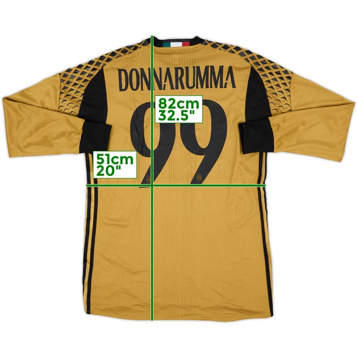 2016-17 AC Milan Player Issue GK Shirt Donnarumma #99 (L)