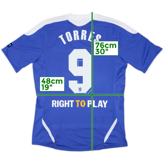 2011-12 Chelsea '2012 Munich Final' Home Shirt Torres #9 (M)