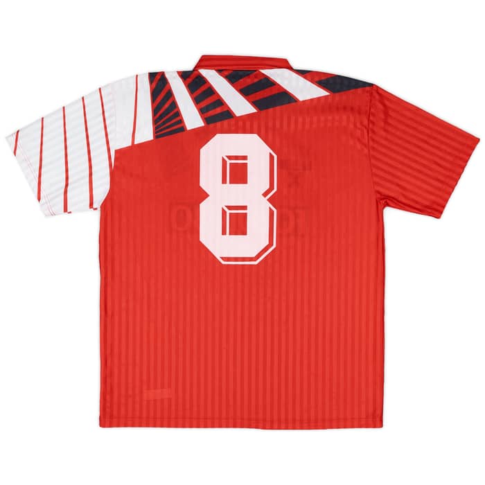 1995-96 Neuchatel Xamax Match Worn UEFA Cup Home Shirt #8 (Rothenbuhler)
