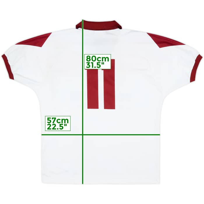 1994-95 Torino Match Worn Away Shirt #11 (Pessotto)