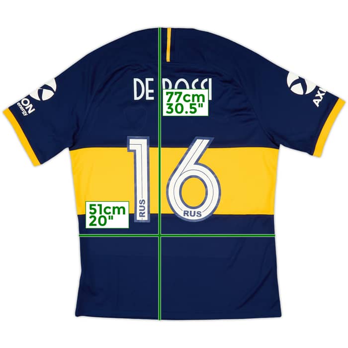 2019-20 Boca Juniors Home Shirt De Rossi #16 (L)
