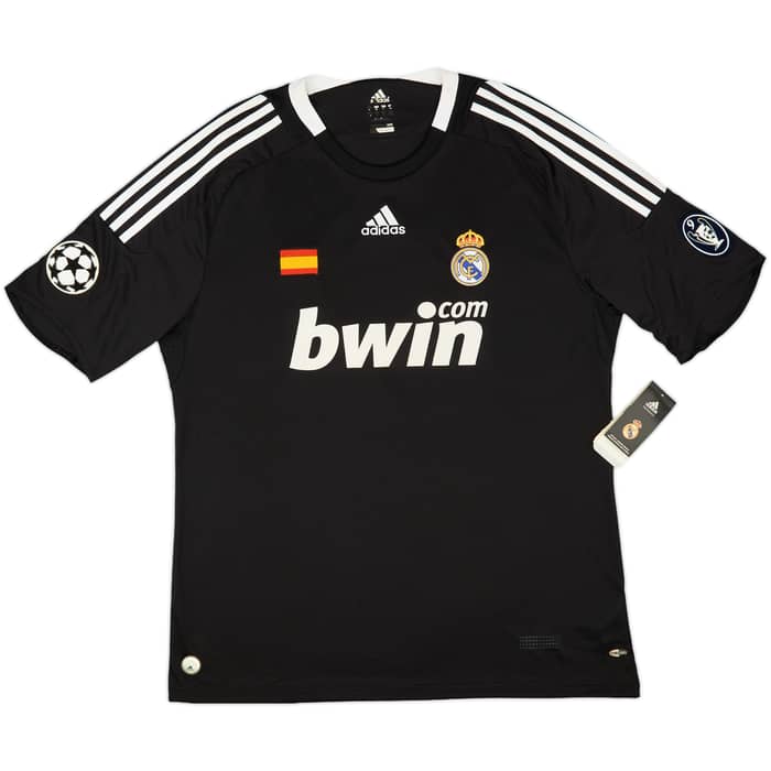 2008-09 Real Madrid CL Third Shirt Raul #7 (XL)