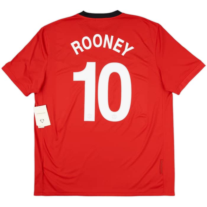 2009-10 Manchester United Home Shirt Rooney #10 (XL)