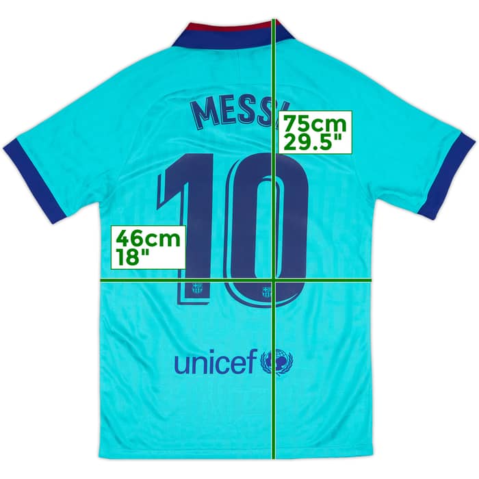 2019-20 Barcelona Third CL Shirt Messi #10 (S)