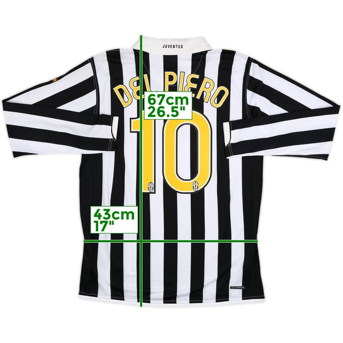 2006-07 Juventus Home L/S Shirt Del Piero #10 (L)