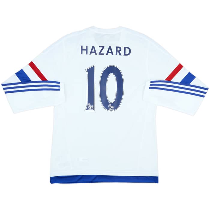 2015-16 Chelsea Player Issue Away L/S Shirt Hazard #10 (L)