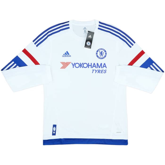 2015-16 Chelsea Player Issue Away L/S Shirt Hazard #10 (L)