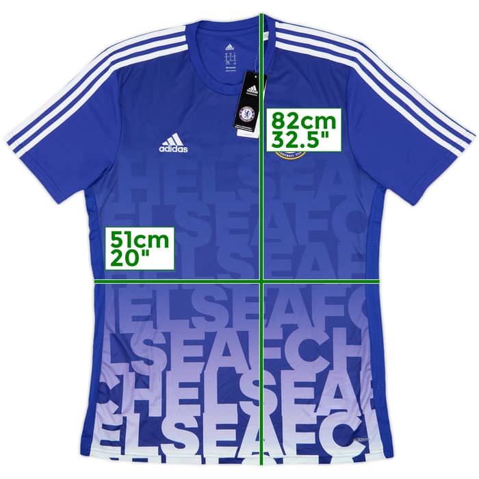 2015-16 Chelsea adizero Training Shirt (XL)