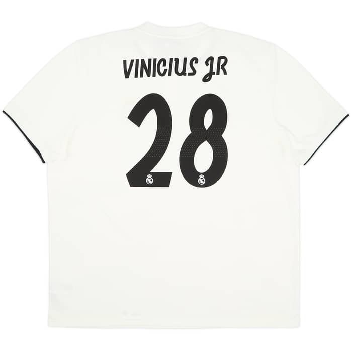 2018-19 Real Madrid Home Shirt Vinicius Jr #28 (XXL)