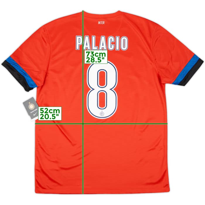 2012-13 Inter Milan Away Shirt Palacio #8 (L)