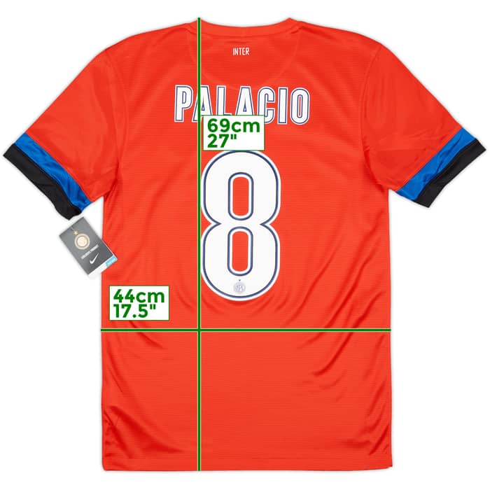 2012-13 Inter Milan Away Shirt Palacio #8 (S)