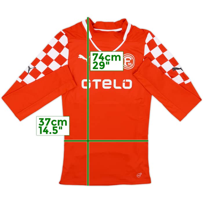 2014-15 Fortuna Dusseldorf Authentic (ACTV Fit) Home L/S Shirt - 7/10 - (M)